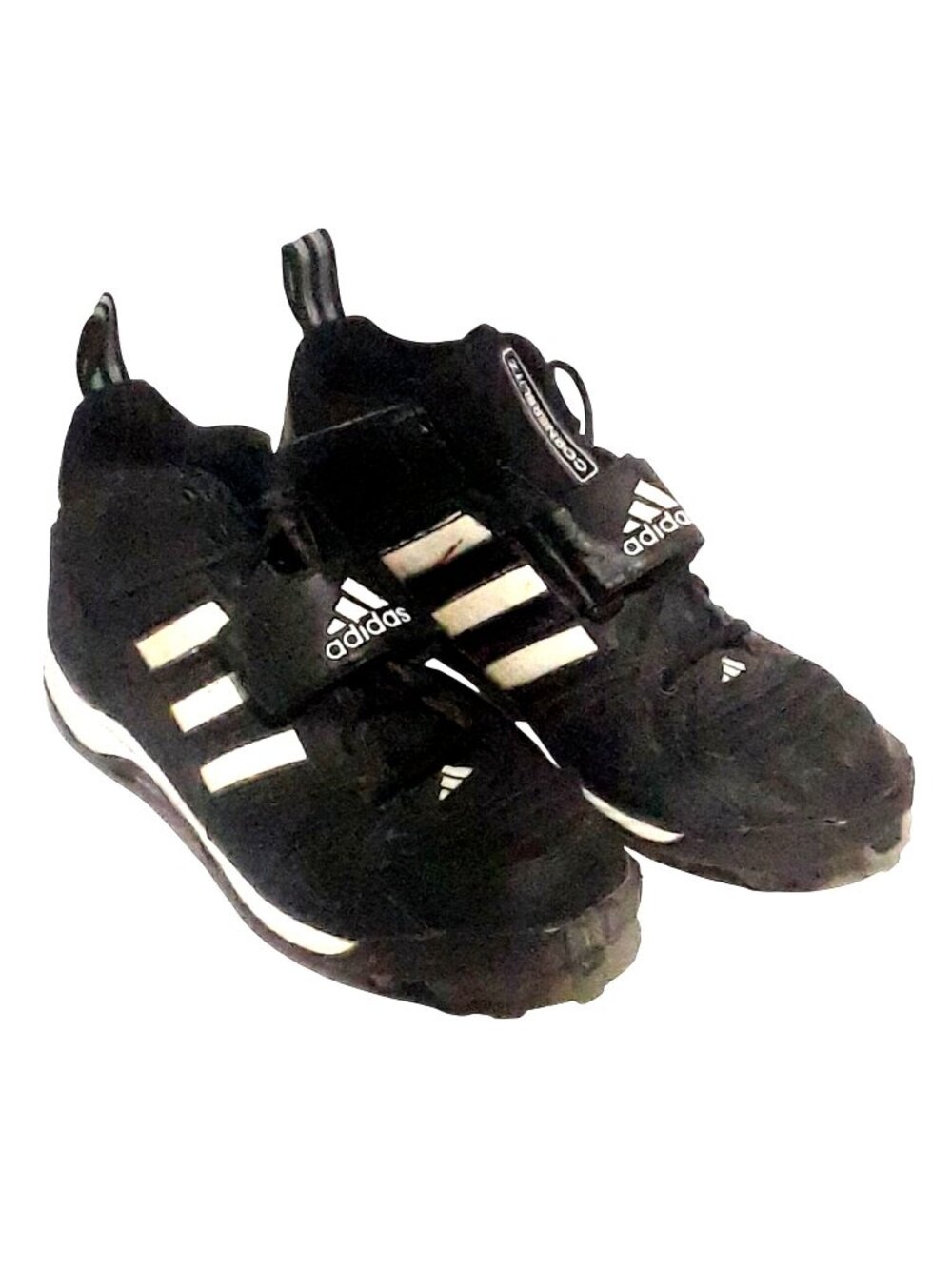 Adidas Corner Blitz Men's Cleats High Top US 16M Black White Leather Football